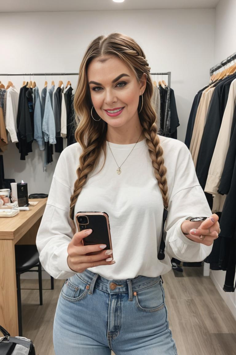 Photify AI prompt preview for Braided Selfies pack - 240 - 2026-01-23T23:03:42.352Z