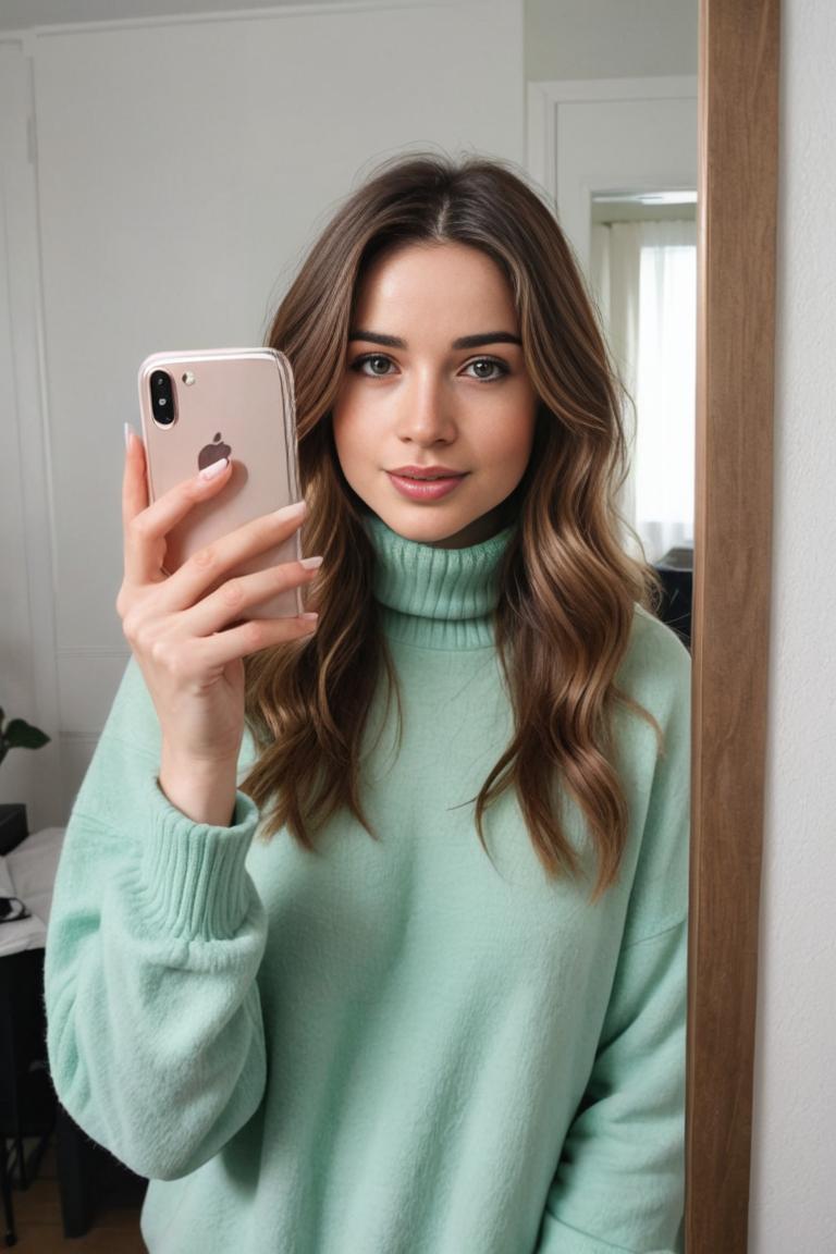 Photify AI prompt preview for Mint Turtleneck pack - 240 - 2025-04-29T23:49:29.863Z