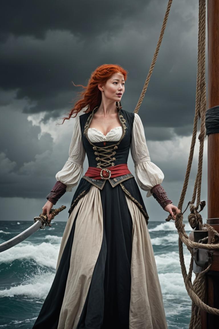 Photify AI prompt preview for Pirate Queen Ithug pack - 240 - 2025-04-30T01:27:35.848Z
