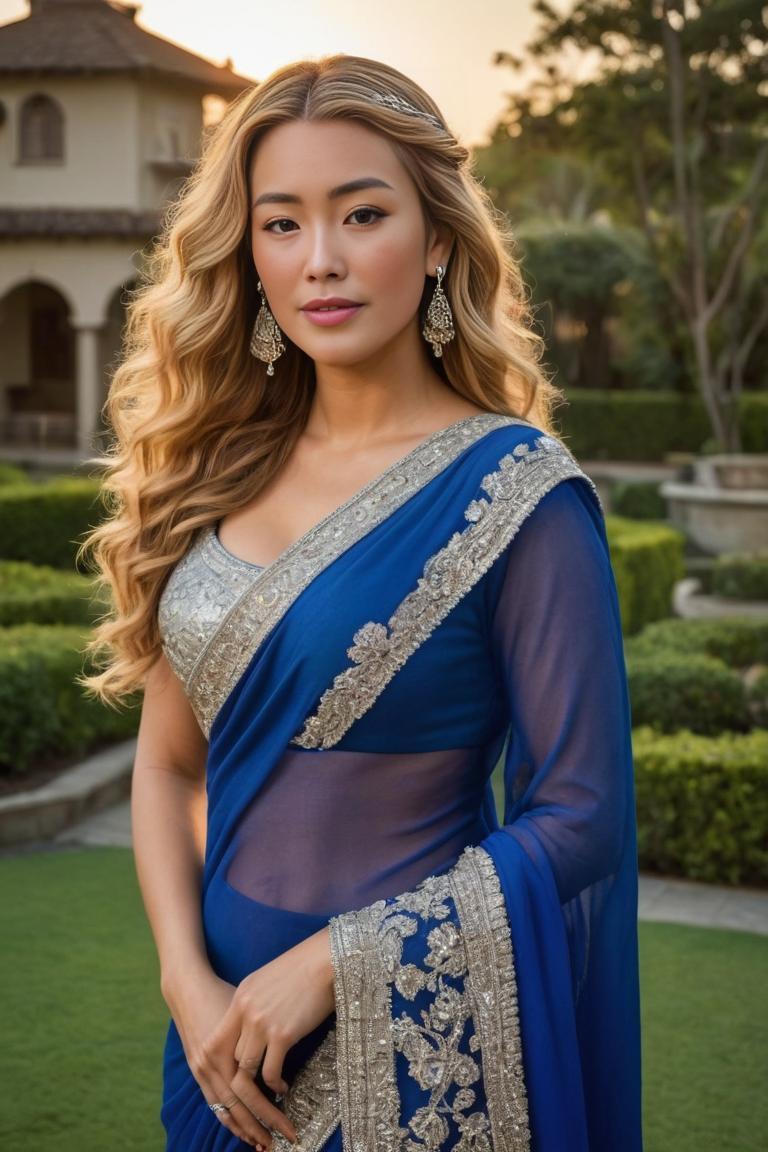 Photify AI prompt preview for Icons In Saree pack - 240 - 2025-04-30T22:27:16.263Z