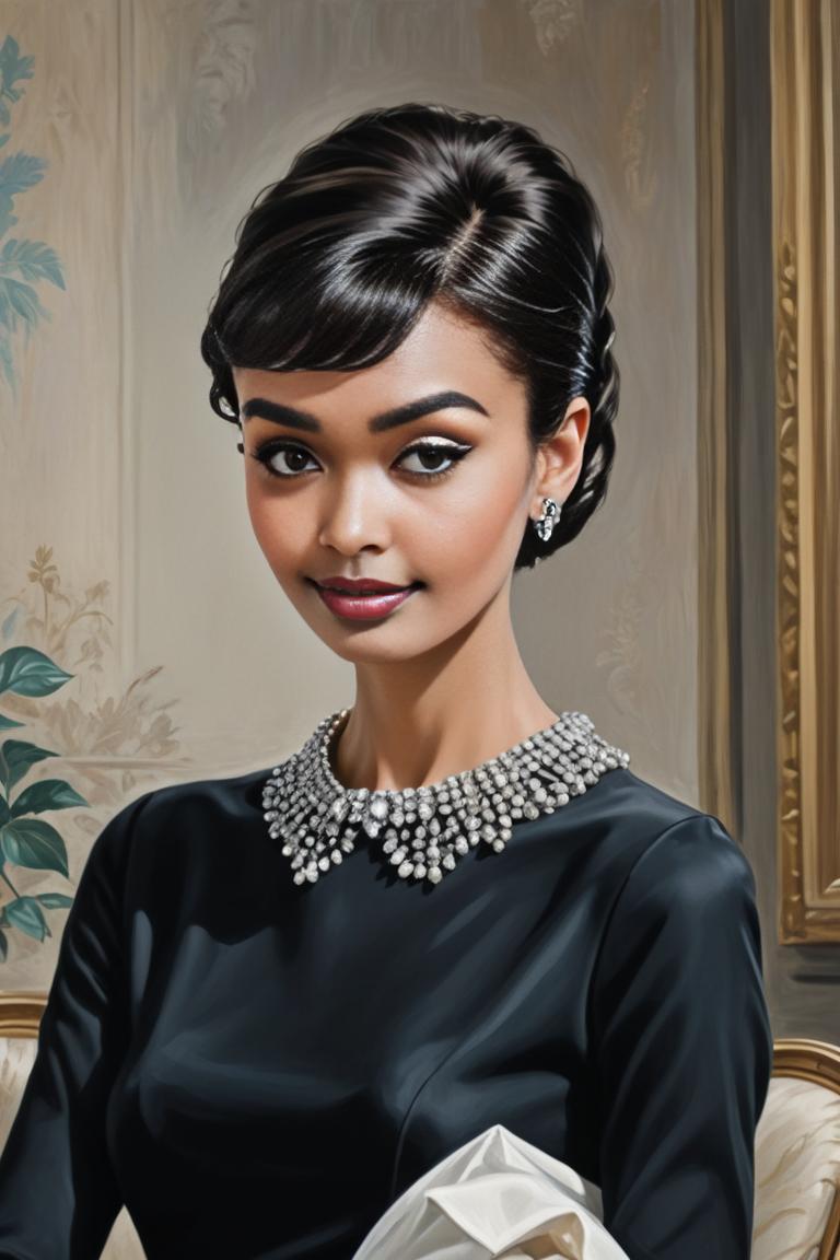 Photify AI prompt preview for Audrey Hepburn 📽️ pack - 240 - 2025-04-26T17:45:26.916Z