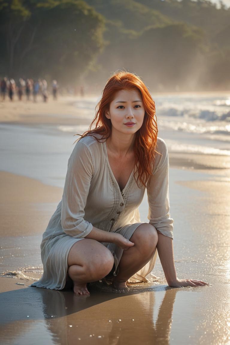 Photify AI prompt preview for Ethereal Beach Muse pack - 240 - 2025-04-18T19:00:39.096Z