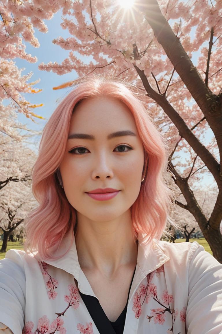 Photify AI prompt preview for Cherry Blossom Strolls pack - 240 - 2025-04-19T10:45:34.272Z