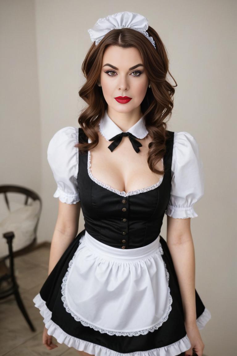 Photify AI prompt preview for French Maid pack - 240 - 2025-05-24T12:52:32.030Z