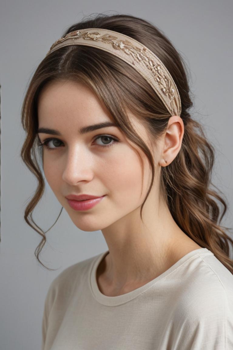 Photify AI prompt preview for Ponytail/hairband pack - 240 - 2025-05-09T08:27:50.240Z