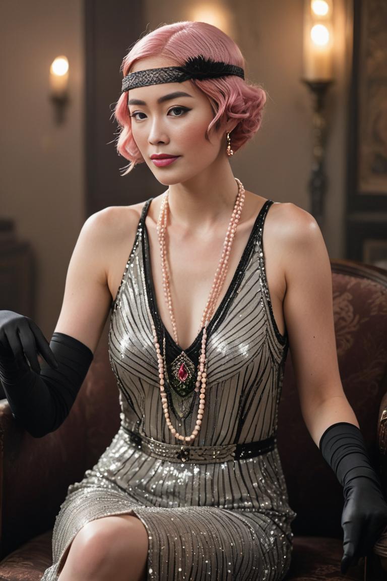 Photify AI prompt preview for Flapper Glam pack - 240 - 2025-04-27T20:14:42.482Z