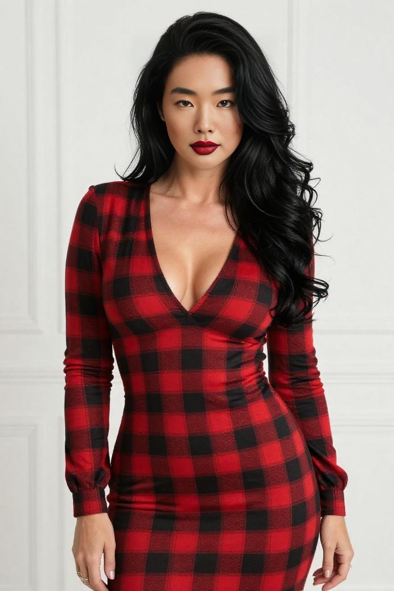 Photify AI prompt preview for Red Plaid Confidence pack - 240 - 2026-05-02T05:54:25.193Z