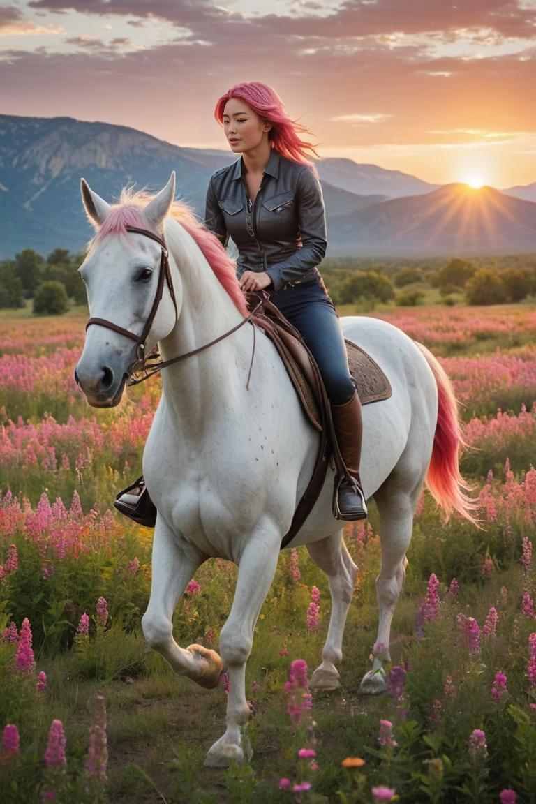 Photify AI prompt preview for Sunset Rides pack - 240 - 2025-04-28T02:14:43.544Z