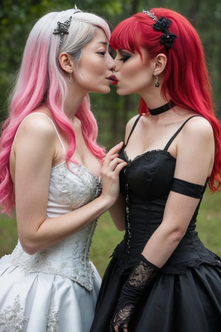 Photify AI prompt preview for Weeding Kiss Girls pack - 240 - 2025-05-04T03:24:56.730Z
