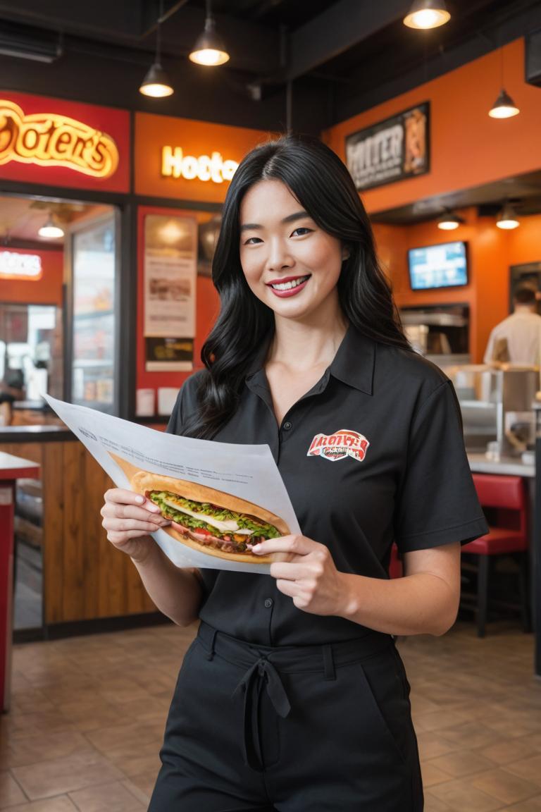 Photify AI prompt preview for Hooter's Waitress Experience pack - 240 - 2025-12-28T06:53:33.550Z
