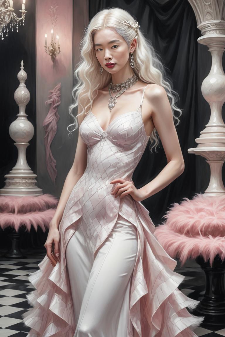 Photify AI prompt preview for Pink And White Albino Revised pack - 240 - 2025-10-06T22:22:50.185Z