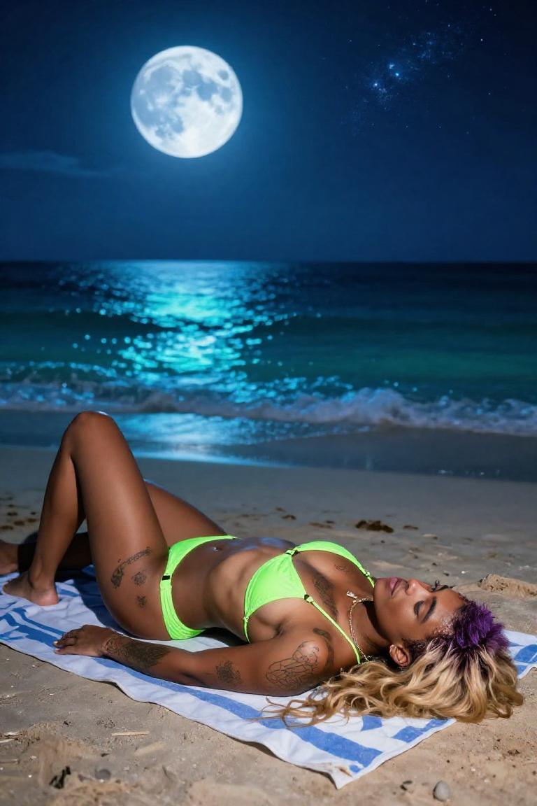 Photify AI prompt preview for Neon Beach Goddess pack - 240 - 2026-09-19T15:18:25.374Z