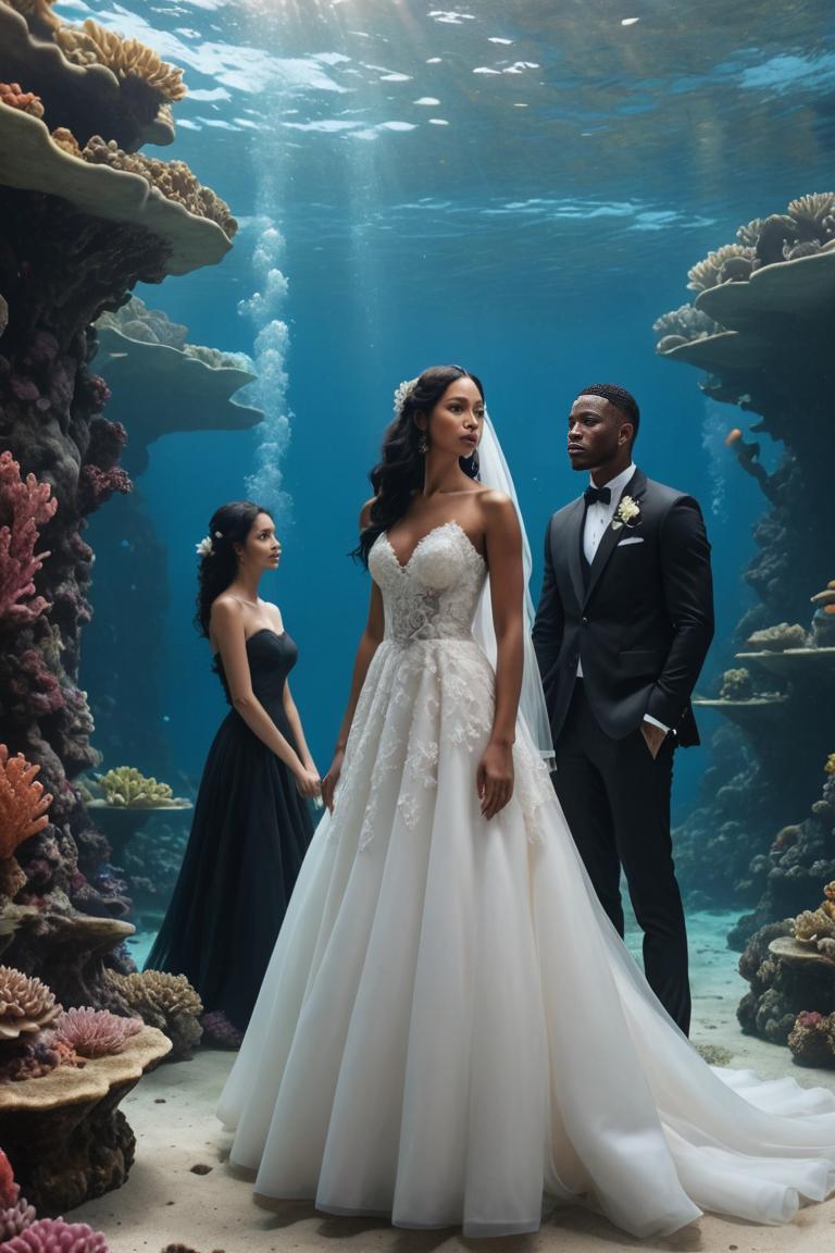 Photify AI prompt preview for Underwater Wedding pack - 240 - 2025-07-13T18:35:44.272Z
