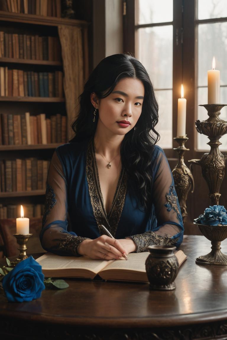 Photify AI prompt preview for Blue Rose Dreams pack - 240 - 2025-10-30T18:38:56.417Z