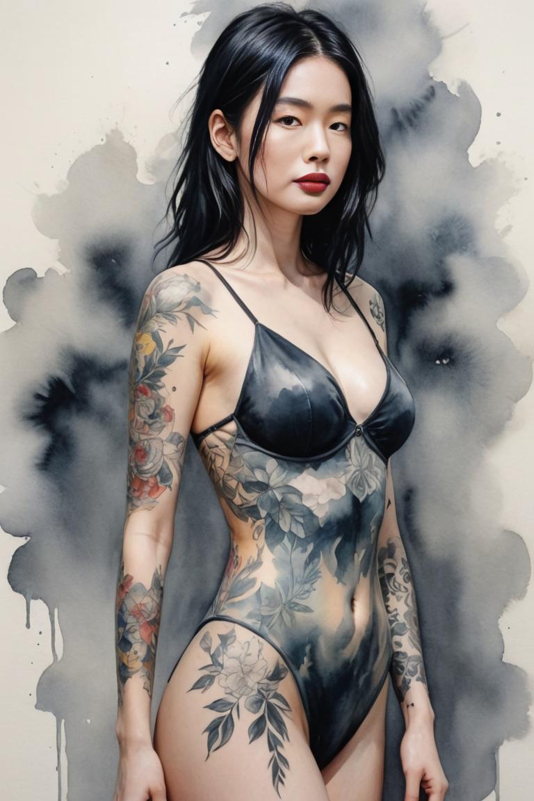 Photify AI prompt preview for Full Body Tattoo pack - 240 - 2025-07-05T18:40:10.008Z