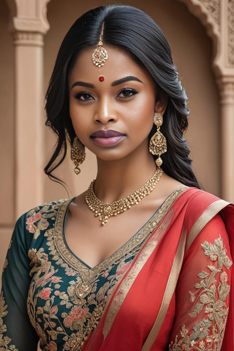 Photify AI prompt preview for Elegant Indian Attire pack - 240 - 2025-06-23T13:15:51.064Z