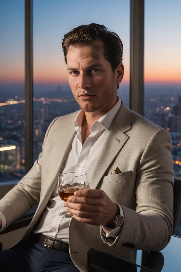 Photify AI prompt preview for Elegant Man 44 Years Old pack - 240 - 2025-05-31T00:16:13.728Z