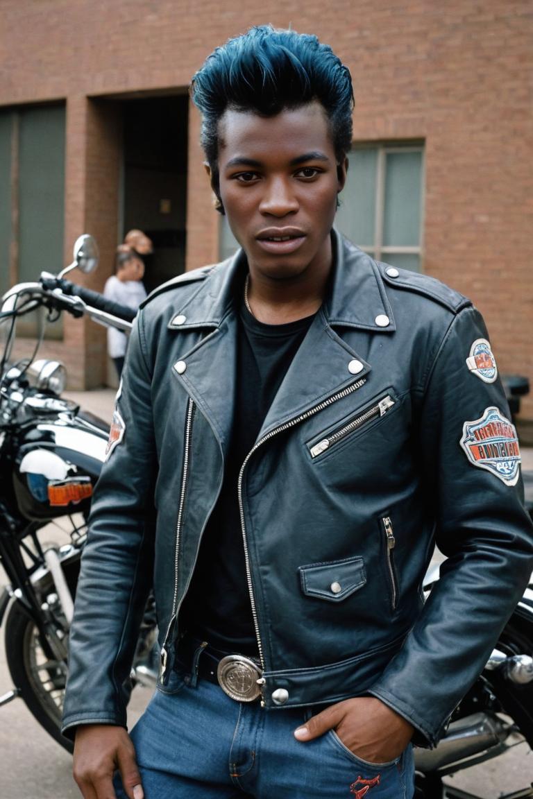 Photify AI prompt preview for Greasers On Harleys pack - 240 - 2025-05-30T23:47:38.304Z