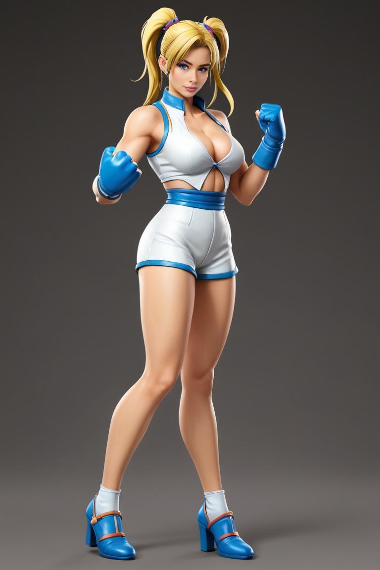 Photify AI prompt preview for Street Fighter (female) pack - 240 - 2025-05-09T06:05:16.616Z