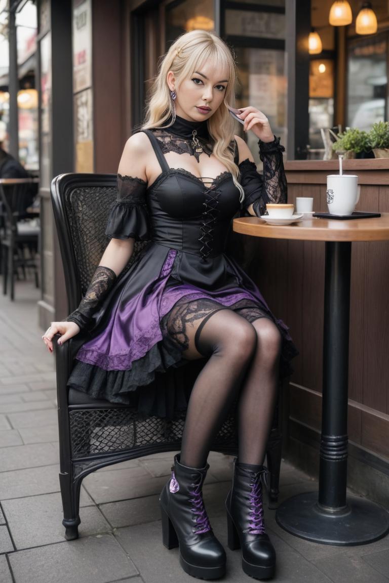 Photify AI prompt preview for Gothic Harajuku pack - 240 - 2025-04-26T17:03:37.671Z