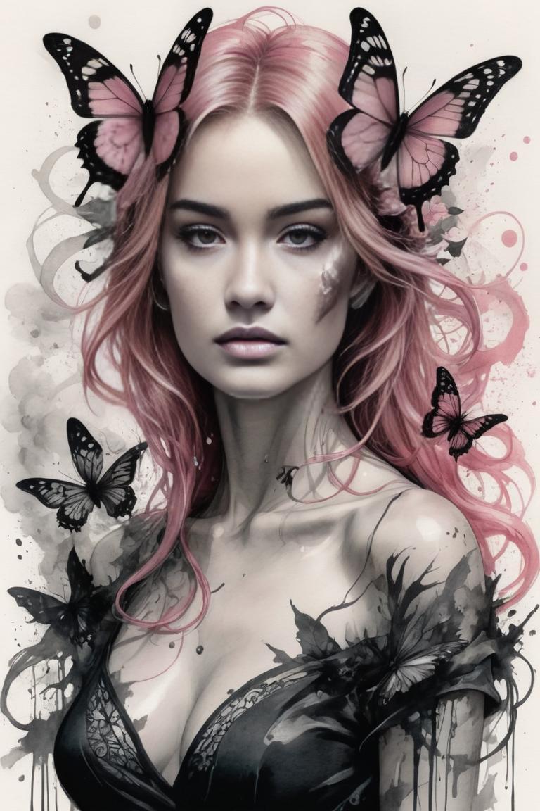 Photify AI prompt preview for Butterfly Fly Away pack - 240 - 2025-04-21T10:39:37.312Z