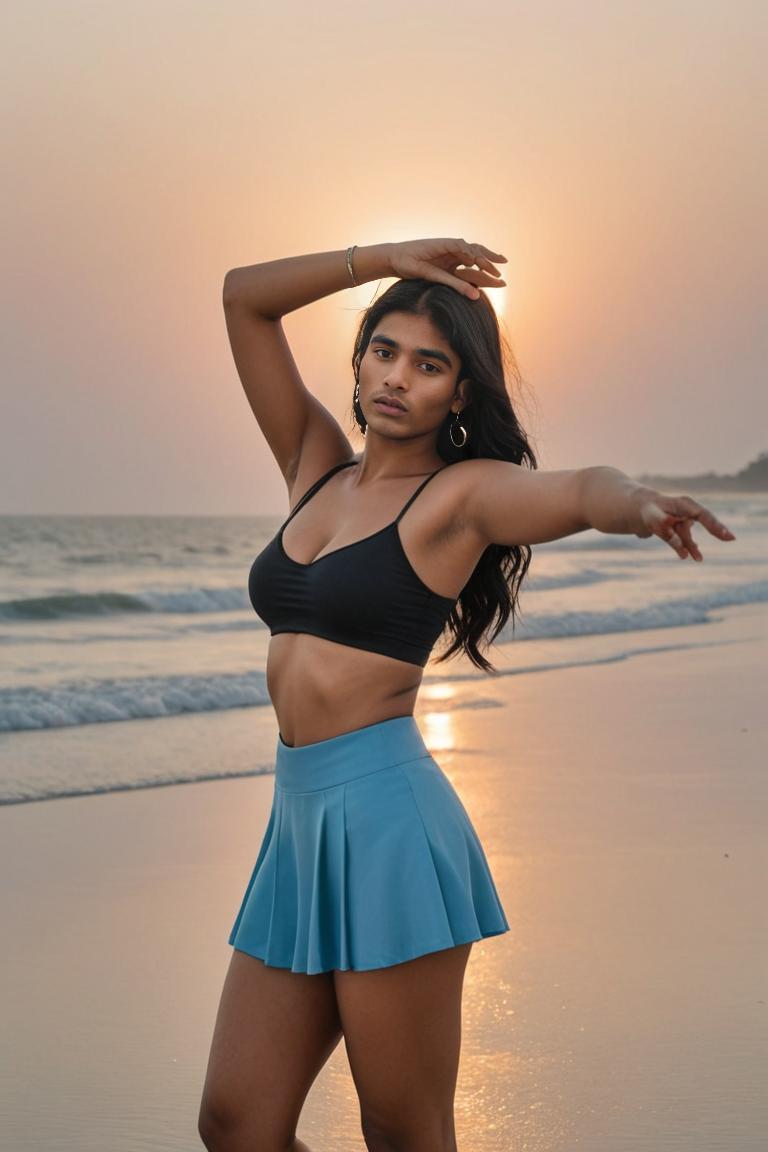 Photify AI prompt preview for Sunset Pose pack - 240 - 2025-04-27T13:52:16.132Z