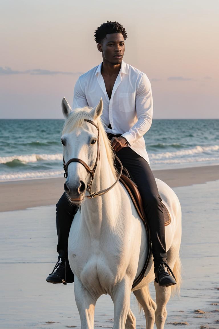 Photify AI prompt preview for Sunset Horseback pack - 240 - 2025-07-07T22:41:59.691Z
