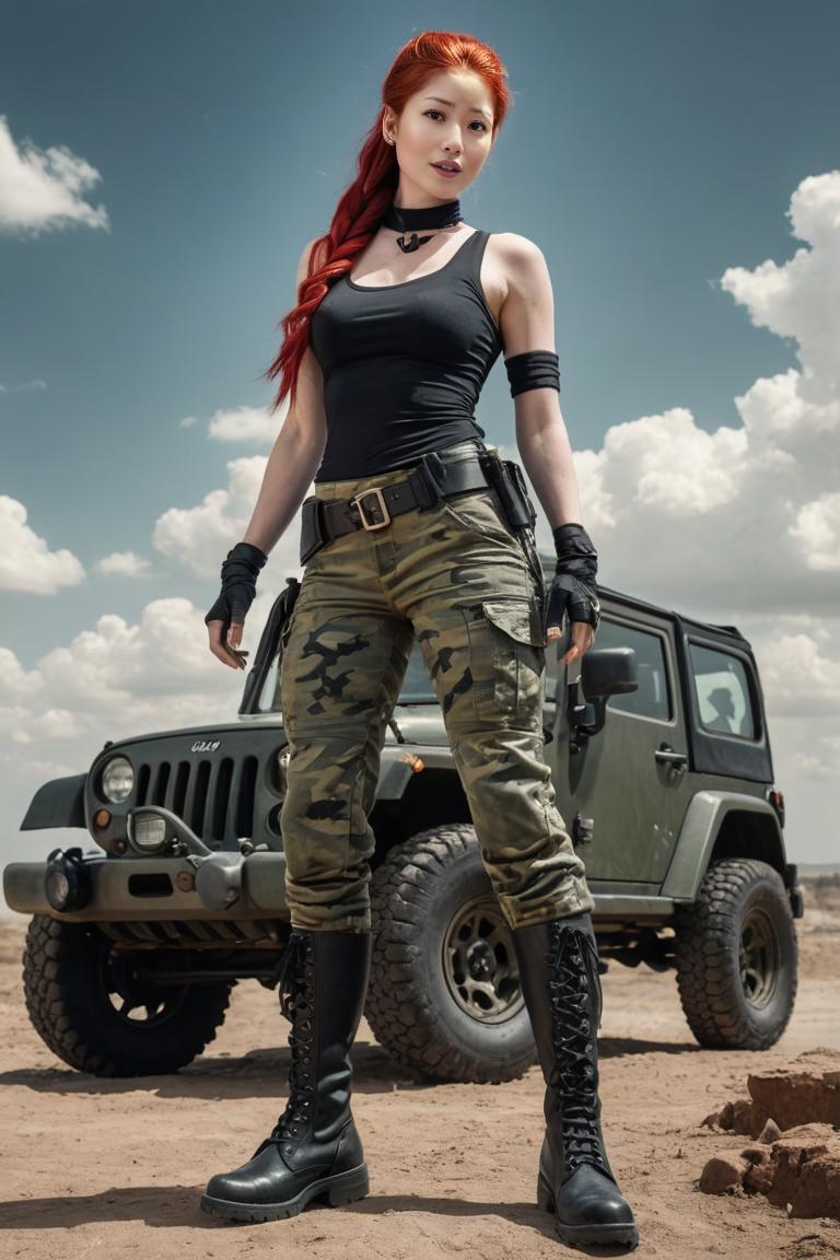 Photify AI prompt preview for Soldier Girl pack - 240 - 2025-05-31T00:39:37.165Z
