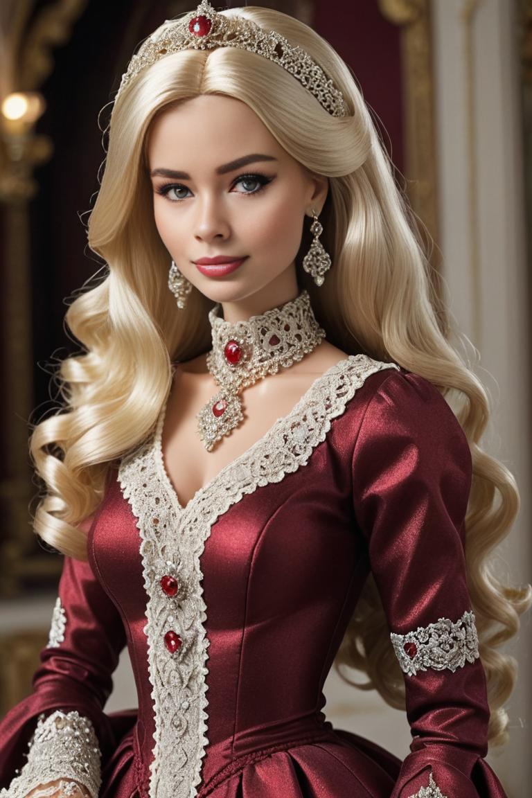 Photify AI prompt preview for Barbie Doll Baroque pack - 240 - 2025-04-19T02:02:55.934Z