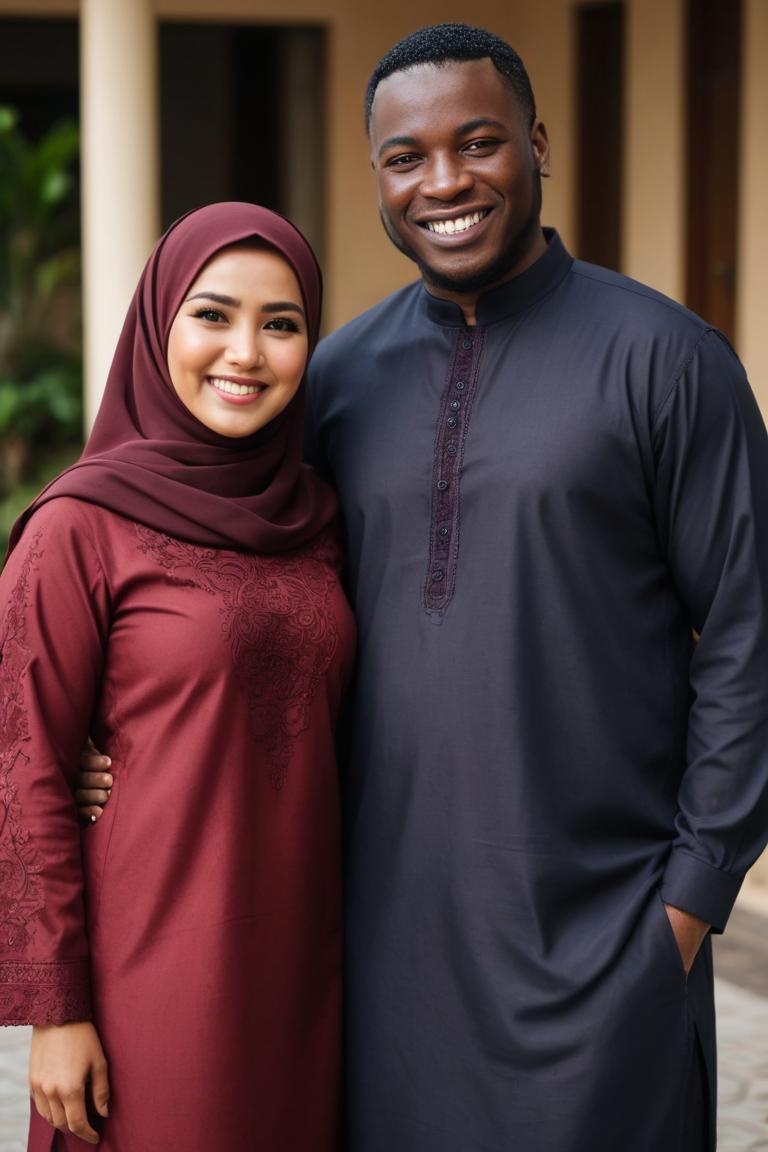 Photify AI prompt preview for Hijabi Couple pack - 240 - 2025-04-28T08:20:07.117Z