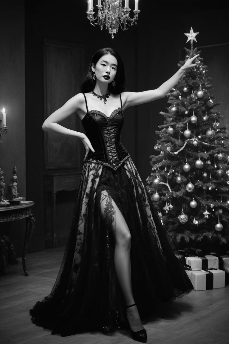 Photify AI prompt preview for Merry Macabre Christmas pack - 240 - 2025-04-28T09:34:01.328Z