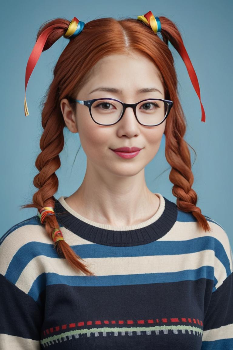 Photify AI prompt preview for Silly Pigtails pack - 240 - 2025-08-04T11:01:39.360Z