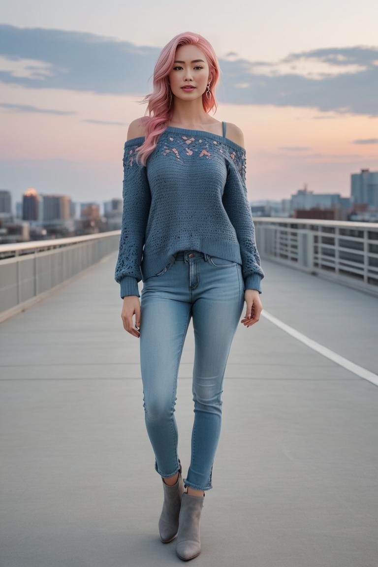 Photify AI prompt preview for Dreamii Blue Fashion Flare pack - 240 - 2025-04-23T23:42:01.293Z