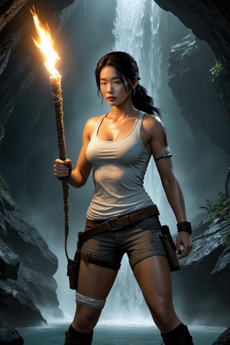 Photify AI prompt preview for Lara Croft / Tomb Raider pack - 240 - 2025-04-21T11:16:03.949Z