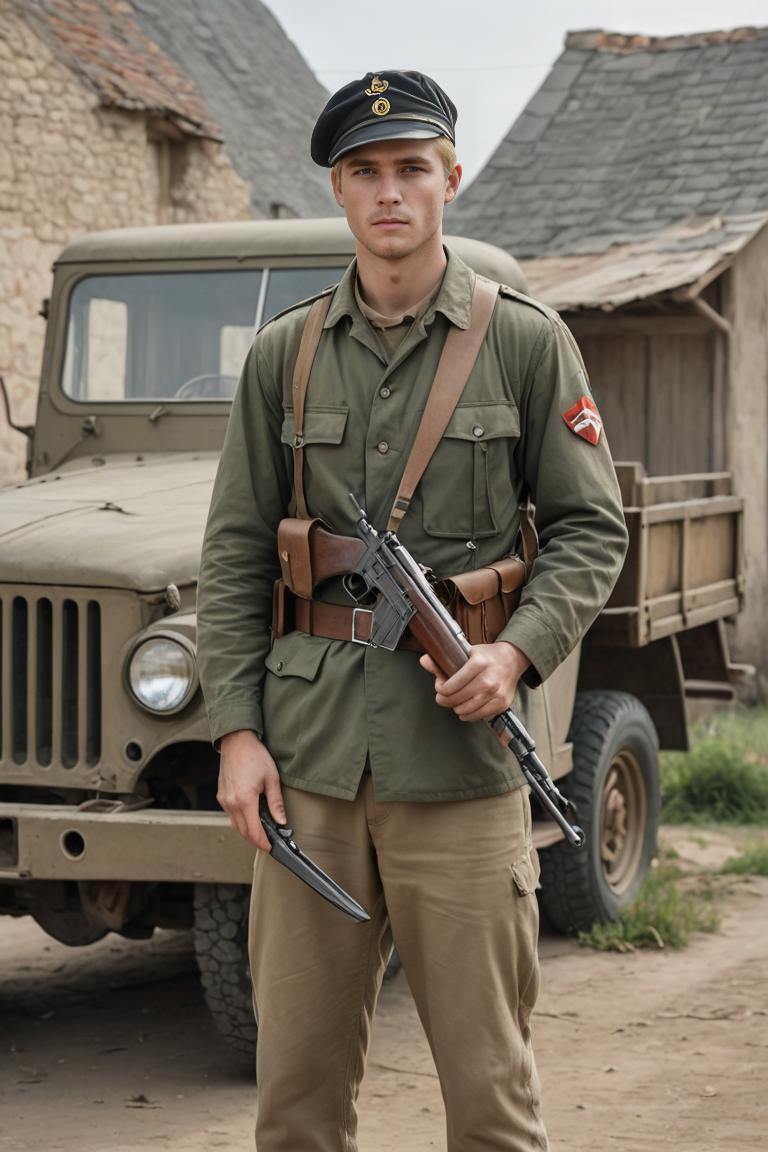 Photify AI prompt preview for Vintage Soldier pack - 240 - 2025-12-11T06:22:38.359Z