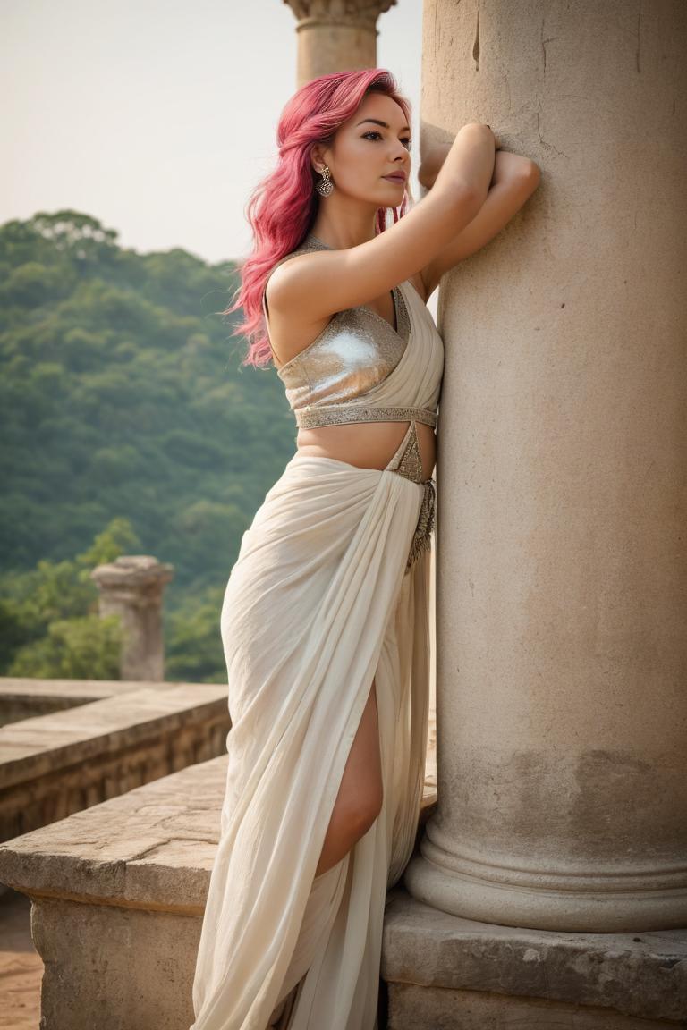 Photify AI prompt preview for White Saree Elegance pack - 240 - 2025-05-24T12:51:48.106Z