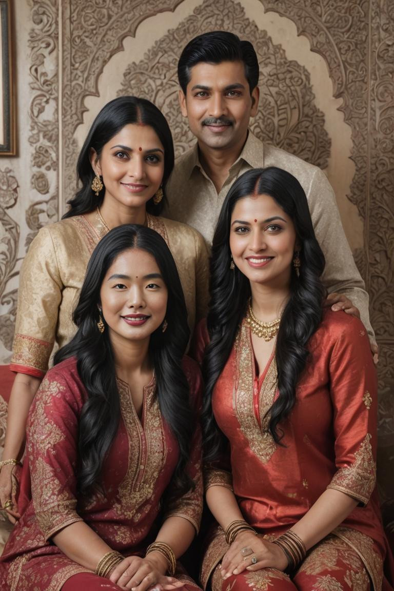 Photify AI prompt preview for Family Moments Indian pack - 240 - 2025-04-27T16:06:02.097Z