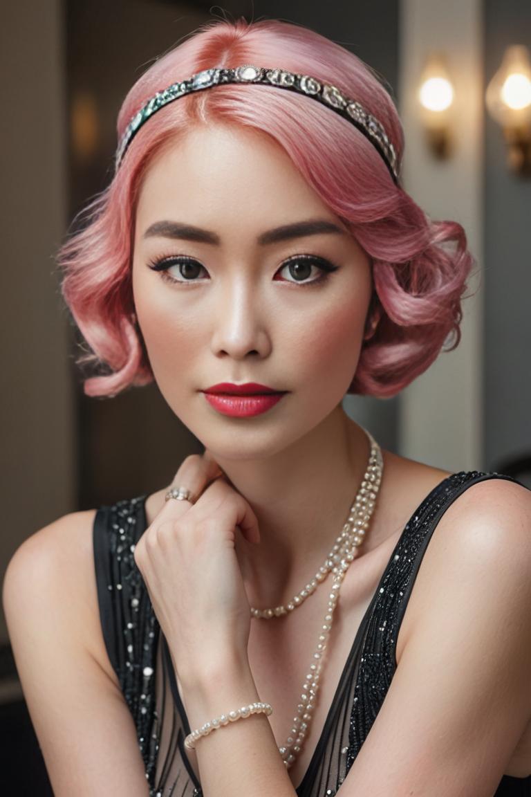 Photify AI prompt preview for Glamorous Flapper pack - 240 - 2025-05-09T03:59:01.127Z