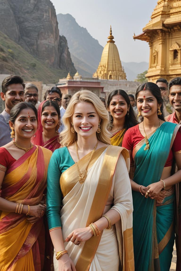 Photify AI prompt preview for Saree Soirée pack - 240 - 2025-04-19T12:16:31.604Z