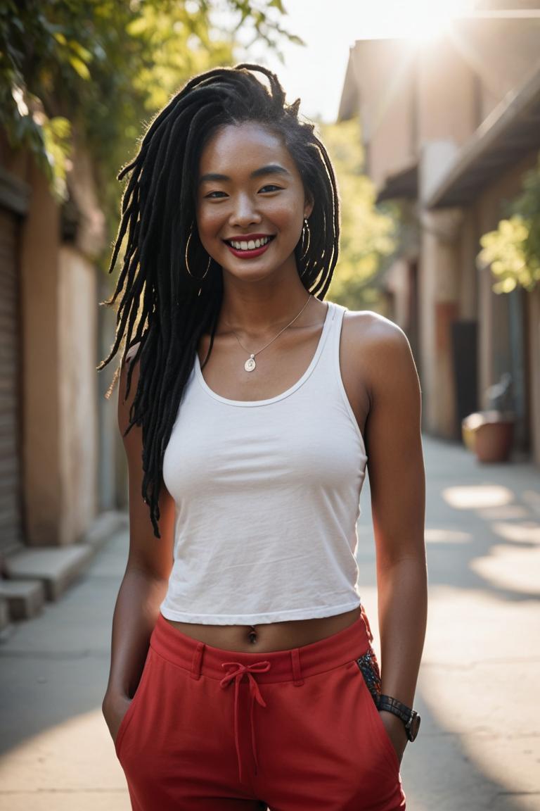 Photify AI prompt preview for Red Dreadlocks pack - 240 - 2025-12-06T13:01:45.659Z