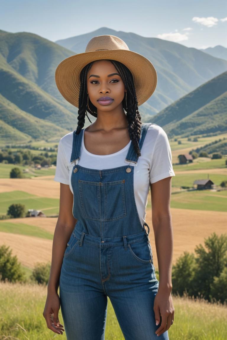 Photify AI prompt preview for Farmgirl Silhouette pack - 240 - 2025-04-18T20:12:42.447Z