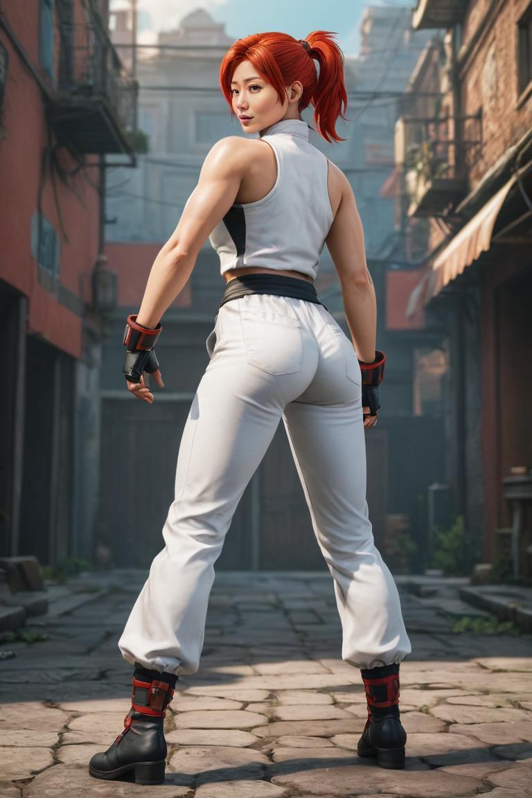 Photify AI prompt preview for Street Fighter (female) pack - 240 - 2025-05-09T06:05:16.616Z