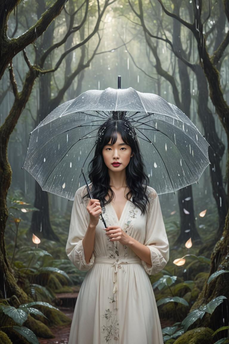 Photify AI prompt preview for Girls In Rain With Umbrella pack - 240 - 2025-04-20T16:15:57.741Z