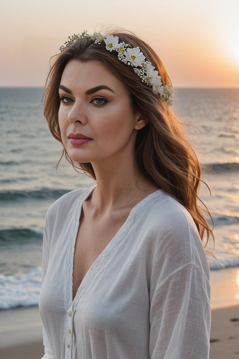 Photify AI prompt preview for Linen Beach Sunrise pack - 240 - 2025-04-24T01:15:33.193Z