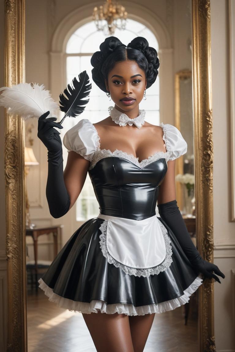 Photify AI prompt preview for Maid In Latex pack - 240 - 2025-04-18T19:54:45.210Z