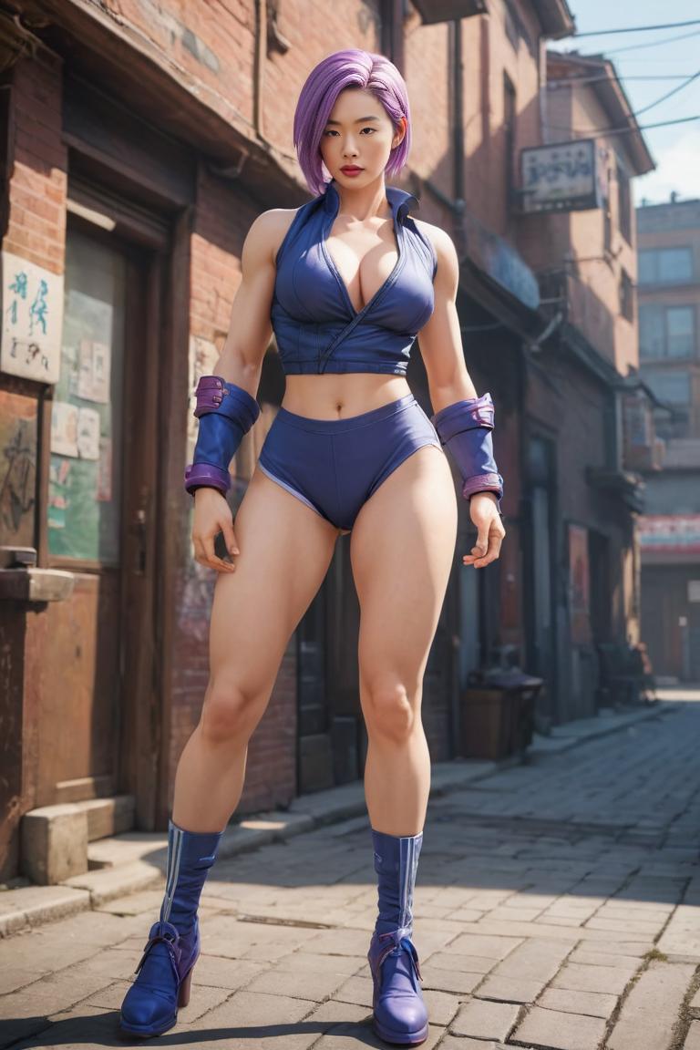 Photify AI prompt preview for Street Fighter (female) pack - 240 - 2025-05-09T06:05:16.616Z