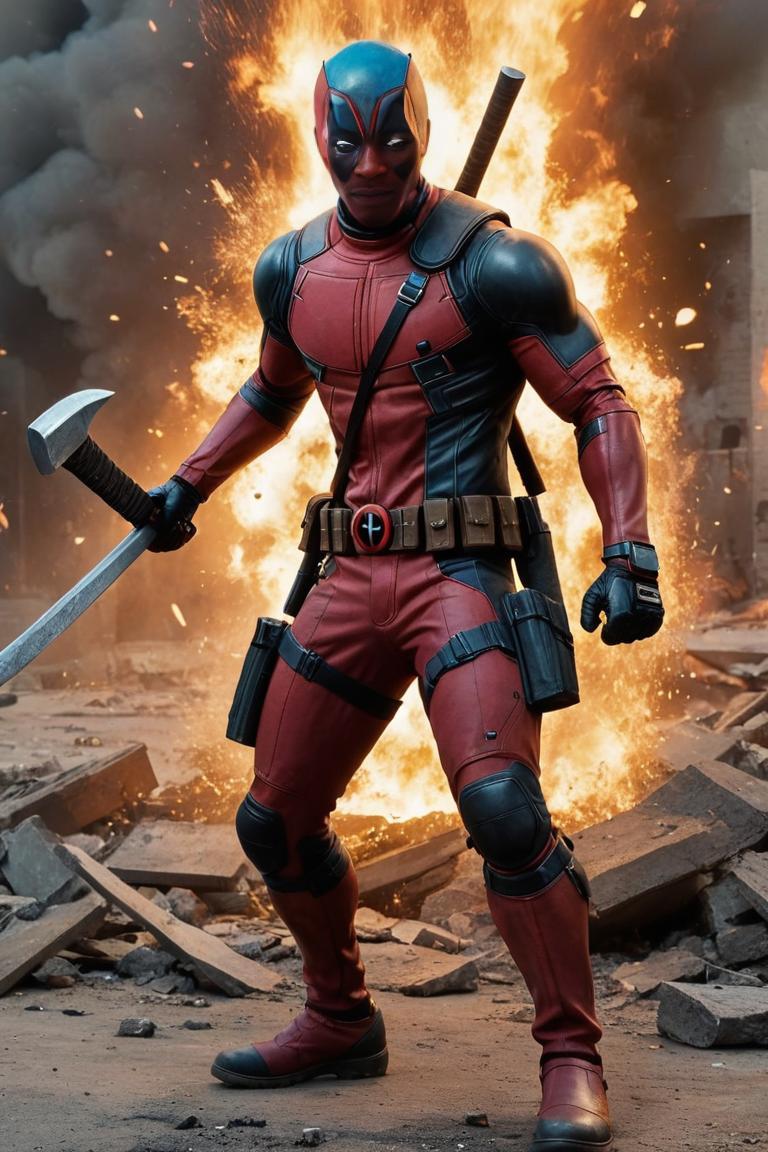 Photify AI prompt preview for Deadpool pack - 240 - 2025-04-26T21:26:29.131Z
