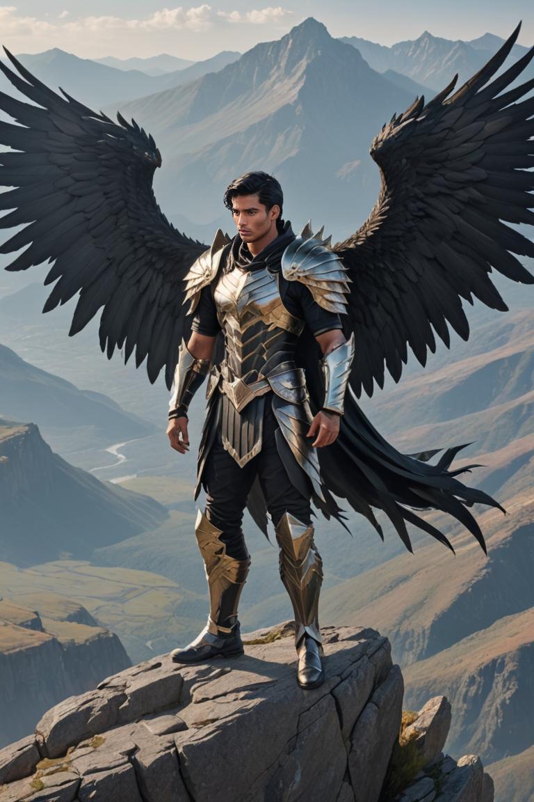 Photify AI prompt preview for Winged Knight Dreams pack - 240 - 2025-11-13T01:55:28.620Z