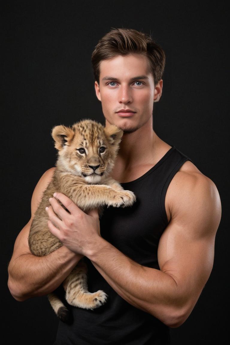 Photify AI prompt preview for Man Holding A Cub pack - 240 - 2025-05-14T05:41:16.673Z