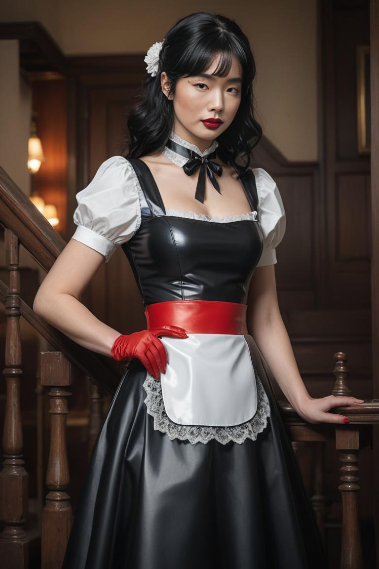 Photify AI prompt preview for Maid In Latex pack - 240 - 2025-04-18T19:54:45.210Z